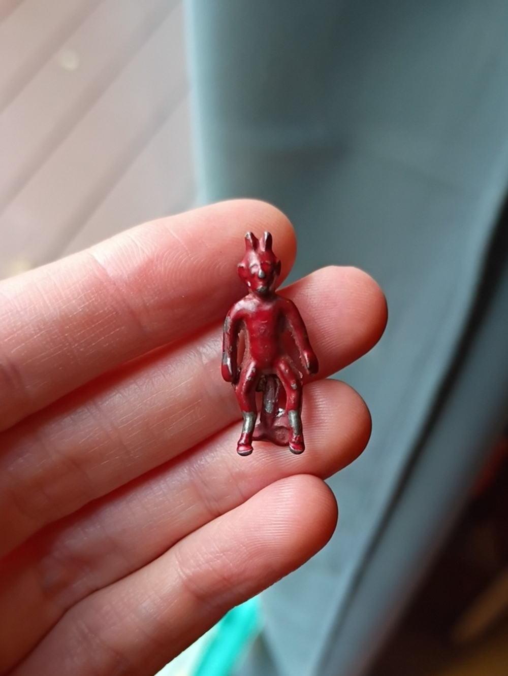 Vintage Cracker Jack Devil Figurine